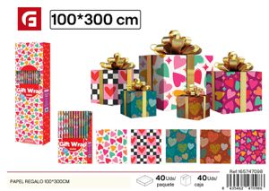 [165747098] Papel de regalo 100*300 cm - Artículos de regalo