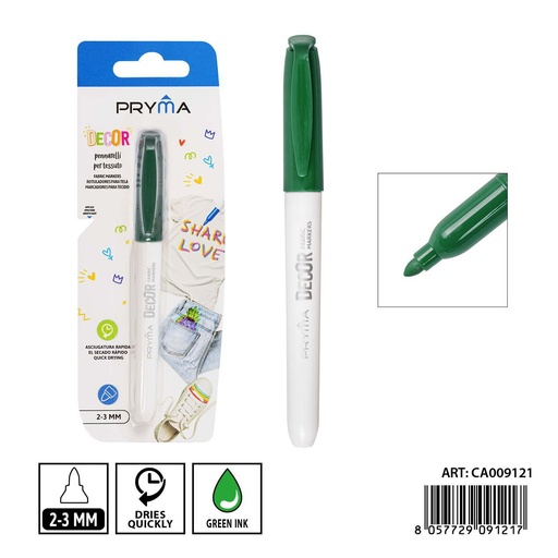 [0237162] Rotulador redondo de tela 13.6x2cm - Material para manualidades y pintura