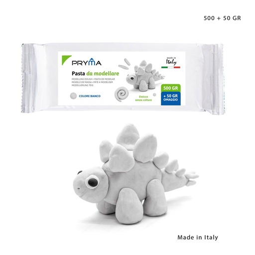 [0219102] Plastilina blanca 500g + 50g - Manualidades y arcillas