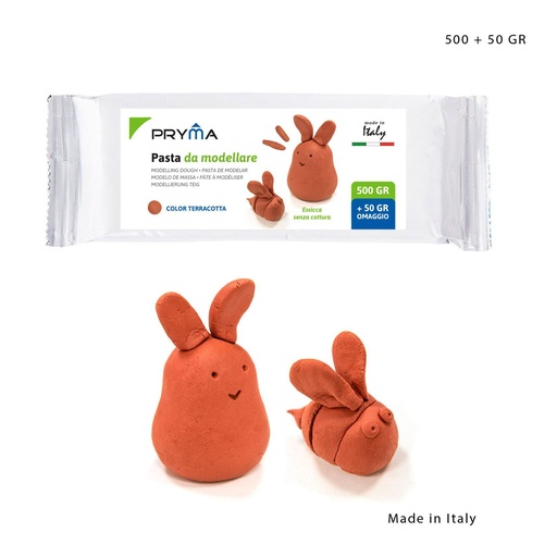 [0219101] Plastilina terracota 500g + 50g - Manualidades y arcillas