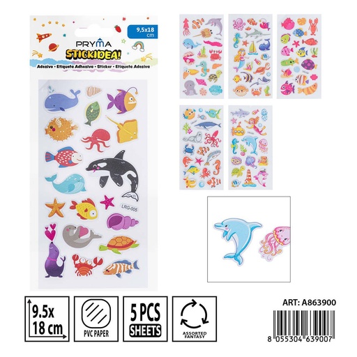[0237404] Etiqueta adhesiva 9.5x18cm - Material de oficina y etiquetado
