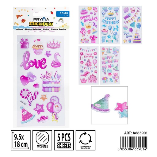 [0237405] Etiqueta adhesiva 9.5x18cm - Material de oficina y etiquetado