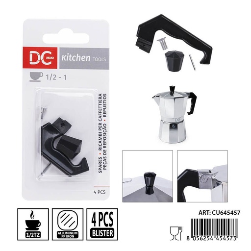 [0239498] Repuesto para cafetera 1/2 - 1 taza 4 piezas - Accesorios de cocina y repuestos de cafetera