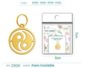 [23928] Charm de Acero Inoxidable color Dorado - Joyería de acero inoxidable y accesorios elegantes