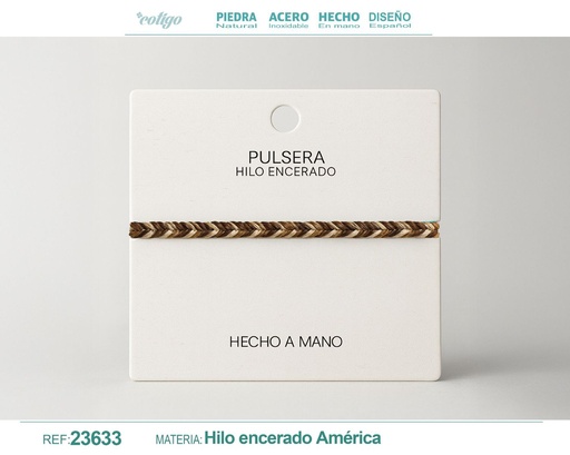 [23633] Pulsera de hilo encerado - Accesorios de moda y joyería