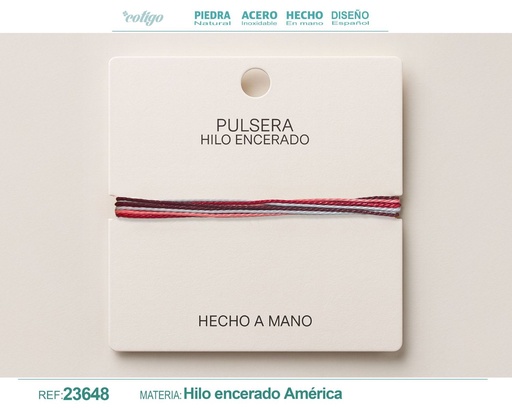 [23648] Pulsera de hilo encerado - Accesorios de moda y joyería