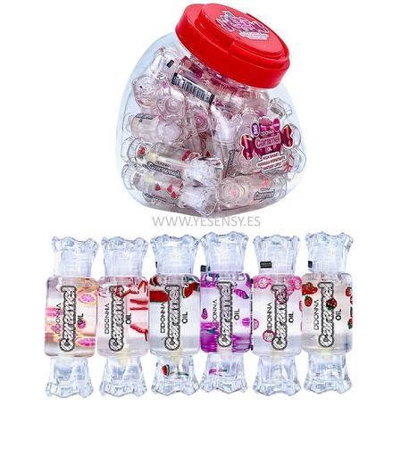 [8436045039255] Aceite labial de caramelo 30/u DD12293B - Cosméticos, brillos labiales y hidratación