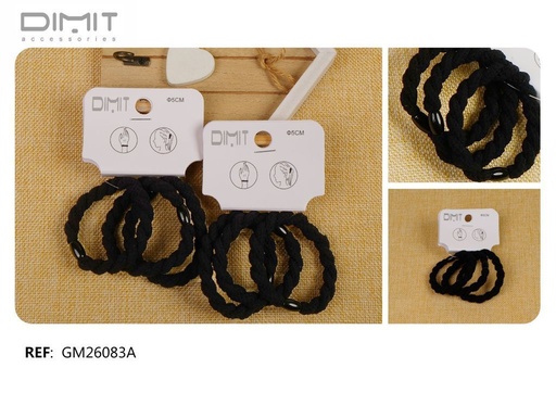 [8435693884798] Coleteros 5cm NGR 24U - Accesorios para el cabello 