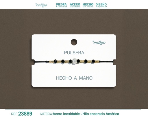 [23889] Pulsera de hilo hecha a mano - Accesorios de moda artesanales
