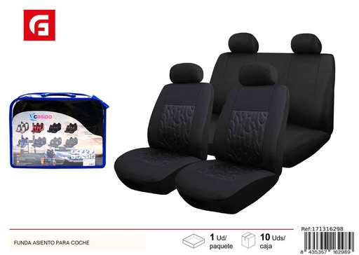 [171316298] Funda para asiento delantero y trasero SC2120 - Accesorios de coche y fundas