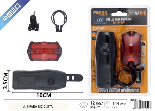 [51702] Conjunto de luces de bicicleta - Accesorios de bicicleta