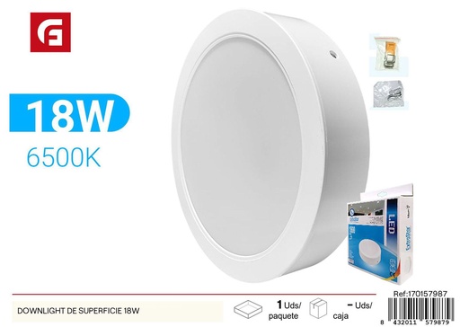 [170157987] Downlight de superficie 18W - Iluminación empotrada
