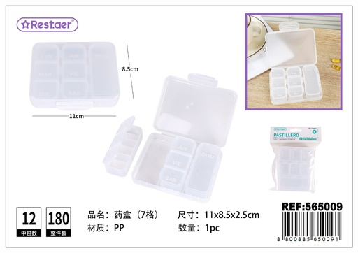 [565009] Pastillero - Accesorios útiles para organizar medicamentos