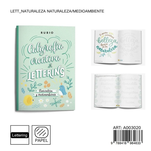 [A003020] Cuaderno de naturaleza RUBIO LETT_NATURALEZA - Medio ambiente y educación