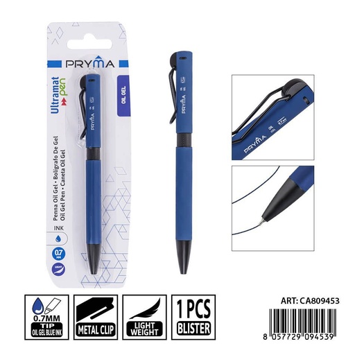 [0238815] Bolígrafo de gel 0.7mm azul - Herramientas de escritura y bolígrafos