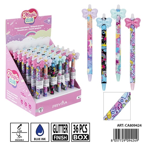 [0238633] Bolígrafo borrable PRYMA 0.7mm - Herramienta de escritura flexible