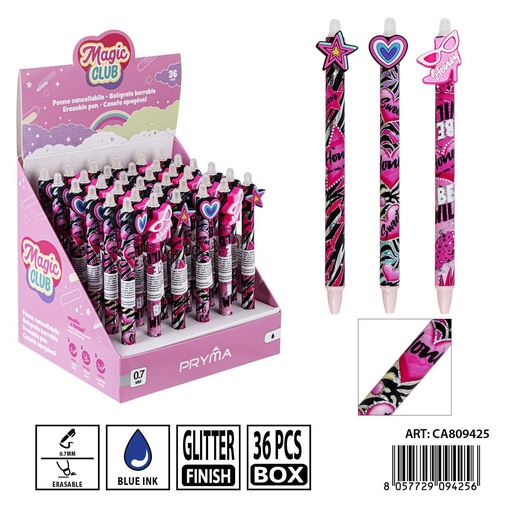 [0238634] Bolígrafo borrable PRYMA 0.7mm - Herramienta de escritura versátil