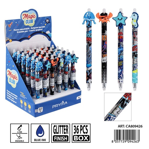[0238635] Bolígrafo borrable PRYMA 0.7mm - Herramienta de escritura práctica