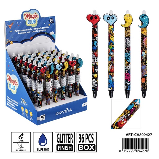 [0238636] Bolígrafo borrable PRYMA 0.7mm - Herramienta de escritura eficiente