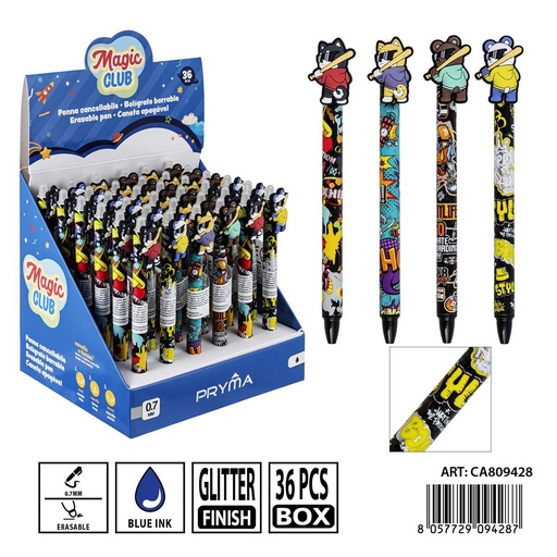 [0238637] Bolígrafo borrable PRYMA 0.7mm - Herramienta de escritura funcional