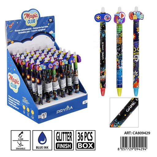[0238638] Bolígrafo borrable PRYMA 0.7mm - Herramienta de escritura confiable