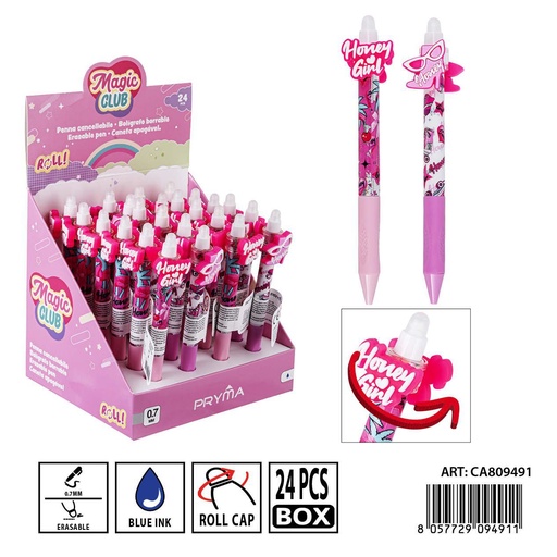 [0239193] Bolígrafo borrable PRYMA 0.7mm - Herramienta de escritura flexible