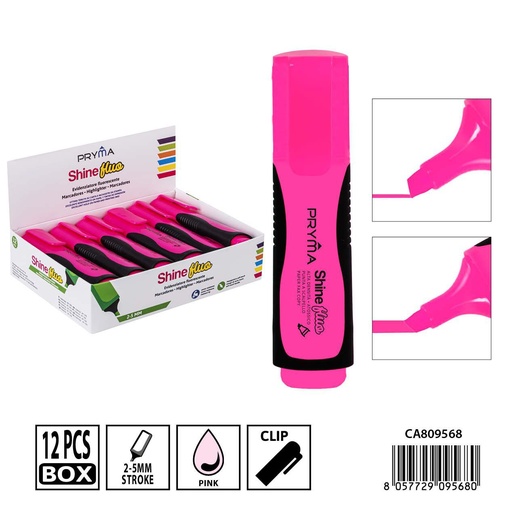[0239532] Subrayador fucsia 2/5mm PRYMA - Herramienta de escritura y estudio