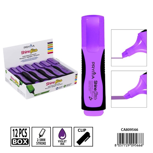 [0239530] Subrayador violeta 2/5mm PRYMA - Herramienta de escritura destacada