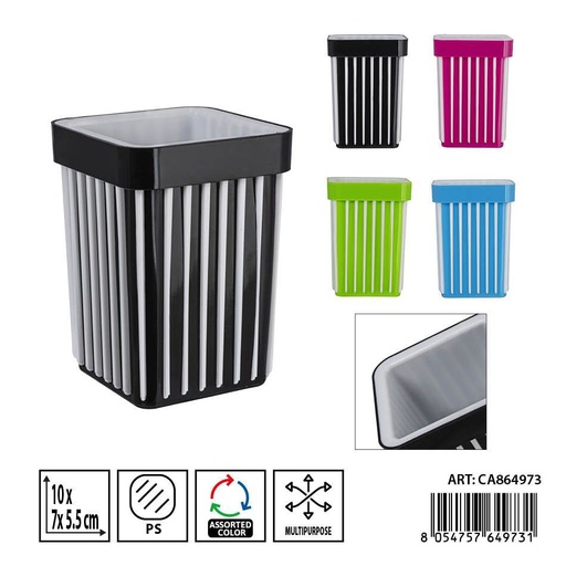 [0238939] Portalápices multiusos 10x7x5.5 cm - Papelería escolar