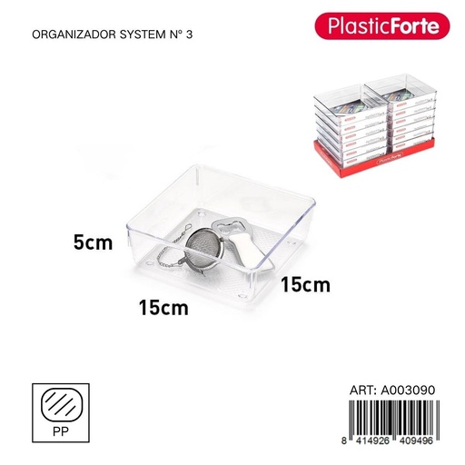 [A003090] Organizador System Nº 3 - Accesorios de almacenamiento