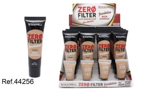 [8435433228929] Maquillaje tubo Zero Filter 16/U 44256 - Cobertura natural