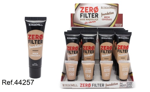 [8435433228936] Maquillaje tubo Zero Filter 16/U 44257 - Base de maquillaje ligera