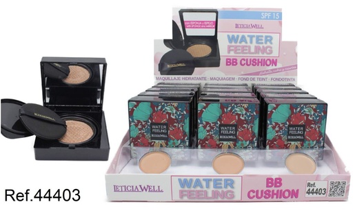 [8435433231325] Maquillaje BB Cushion Water Feeling 15/U 44403 - Humedad y suavidad