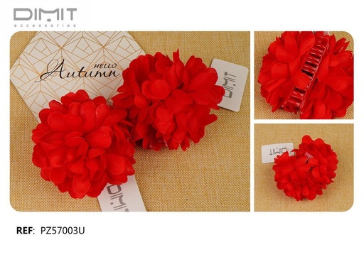[8435693883333] Pinza decorativa para flores 9 cm - Accesorios para el cabello y pinzas