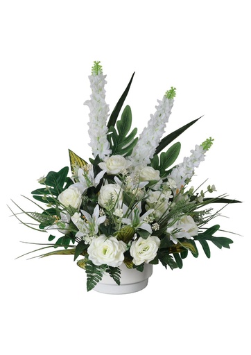[5101072-A1白]  Centro de flores funerarias - Sin descuento