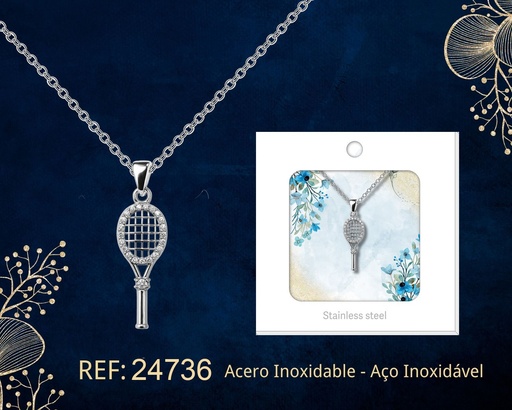 [24736] Colgante chapado en oro de 14K con circonita - Joyería premium de alta calidad
