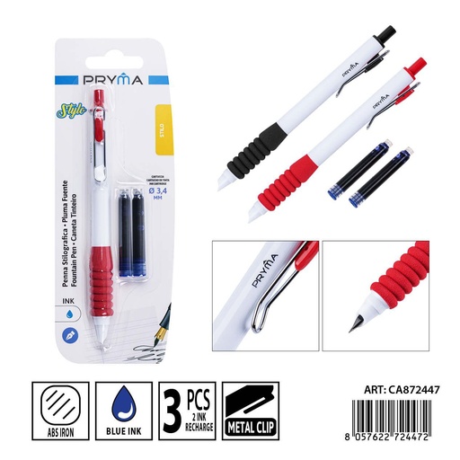 [0240183] Pluma de clic de 0.38 mm - Herramientas de escritura estilográficas