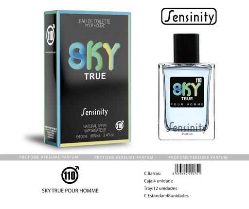 [HYS110] Perfume SKY TRUE POUR HOMME SENSINITY - Fragancias para hombres