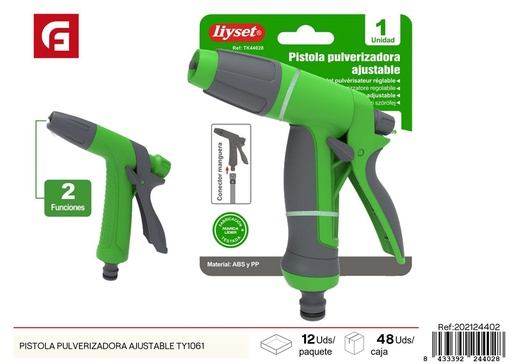[202124402] Pistola pulverizadora ajustable TY1061 - Accesorios de jardín