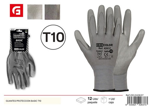 [201242637] Guantes de protección básicos T10 - Herramientas de trabajo