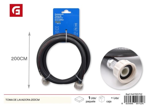 [114700712] Toma de lavadora 200 cm - Accesorios de baño y duchas