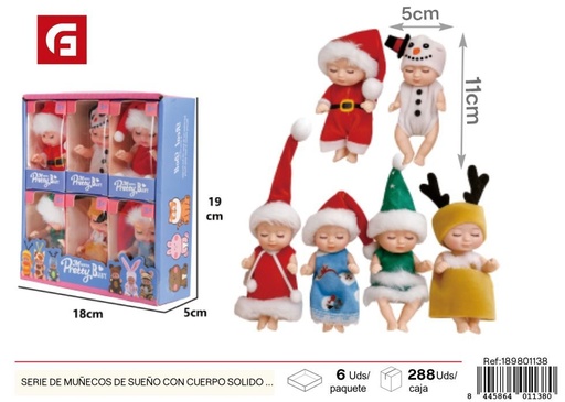 [189801138] Serie de muñecos de sueño con cuerpo sólido 6 estilos exp 6 - Juguetes de colección