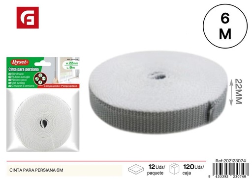 [202123074] Cinta para persiana de 6 m - Accesorios para cortinas