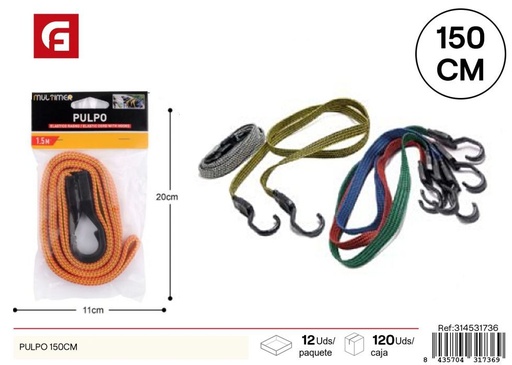 [314531736] Gancho sin clavos PULPO 150 cm - Accesorios de coche
