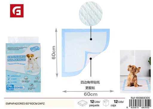 [166868305] Empapadores con stickers 60*60 cm - Productos para mascotas