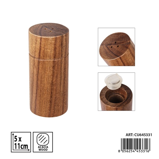 [0240325] Salero de madera 5x11cm - Utensilios de cocina y accesorios