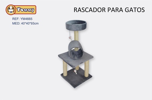 [YM4665] Rascador para gato de 40*40*93 cm - Accesorios para mascotas (solo descuento)
