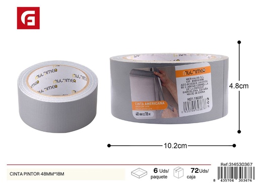[314530367] Cinta de pintor 48mm*18m - Herramientas de ferretería