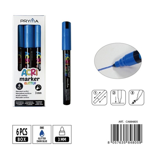 [0235594] Rotulador acrílico PRYMA de 3 mm - Herramientas artísticas