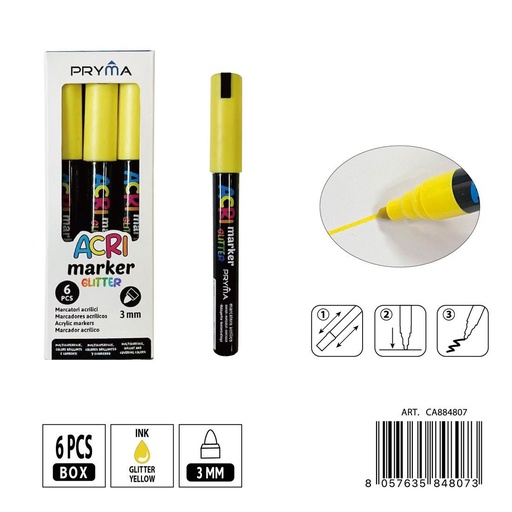 [0235596] Rotulador acrílico PRYMA de 3 mm - Herramientas artísticas